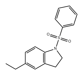 1H-Indole, 5-ethyl-2,3-dihydro-1-(phenylsulfonyl)-