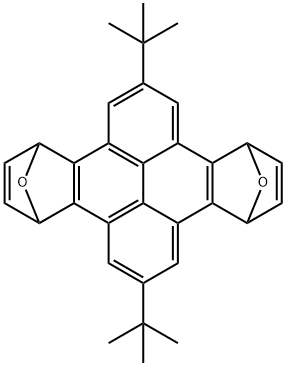 2,9-Di-tert-butyl-4,7,11,14-tetrahydro-4,7:11,14-diepoxydibenzo[fg,op]tetracene 结构式