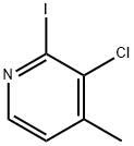 3-Chloro-2-iodo-4-methylpyridine Struktur