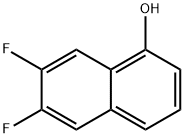 1-Naphthalenol, 6,7-difluoro- Structure