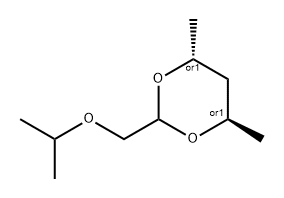 1,3-Dioxane, 4,6-dimethyl-2-[(1-methylethoxy)methyl]-, (4R,6R)-rel-