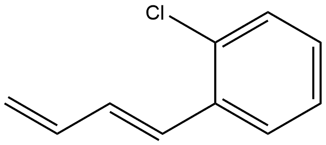 1-(1E)-1,3-Butadien-1-yl-2-chlorobenzene,1191125-23-1,结构式