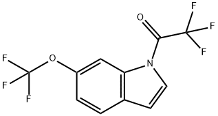 Ethanone, 2,2,2-trifluoro-1-[6-(trifluoromethoxy)-1H-indol-1-yl]-