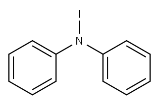 Benzenamine, N-iodo-N-phenyl- Structure