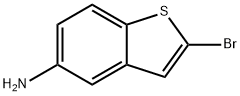 5-氨基-2-溴苯并噻吩 结构式