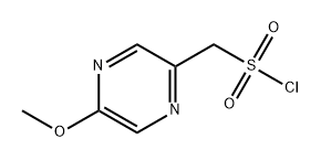 2-Pyrazinemethanesulfonyl chloride, 5-methoxy- Structure