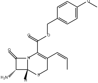 头孢丙烯杂质11, 119636-64-5, 结构式