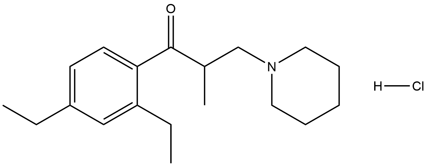 乙哌立松杂质6(盐酸盐) 结构式