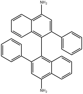 2,2'-Diphenyl-[1,1'-binaphthalene]-4,4'-diamine,119697-25-5,结构式