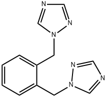 1,2-双((1H-1,2,4-三唑-1-基)甲基)苯,1196989-82-8,结构式