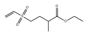 Butanoic acid, 4-(ethenylsulfonyl)-2-methyl-, ethyl ester