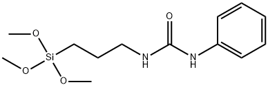N-苯基-N'-[3-(三甲氧基硅烷基)丙基]脲,119777-51-4,结构式