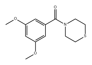 (3,5-Dimethoxyphenyl)(thiomorpholino)methanone,1197824-02-4,结构式