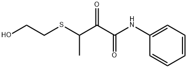 Butanamide, 3-[(2-hydroxyethyl)thio]-2-oxo-N-phenyl-