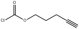 pent-4-yn-1-yl carbonochloridate 结构式