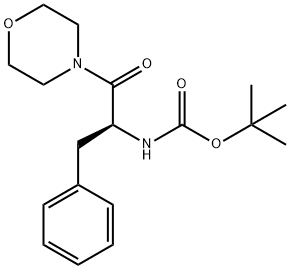 Carbamic acid, N-[(1S)-2-(4-morpholinyl)-2-oxo-1-(phenylmethyl)ethyl]-, 1,1-dimethylethyl ester