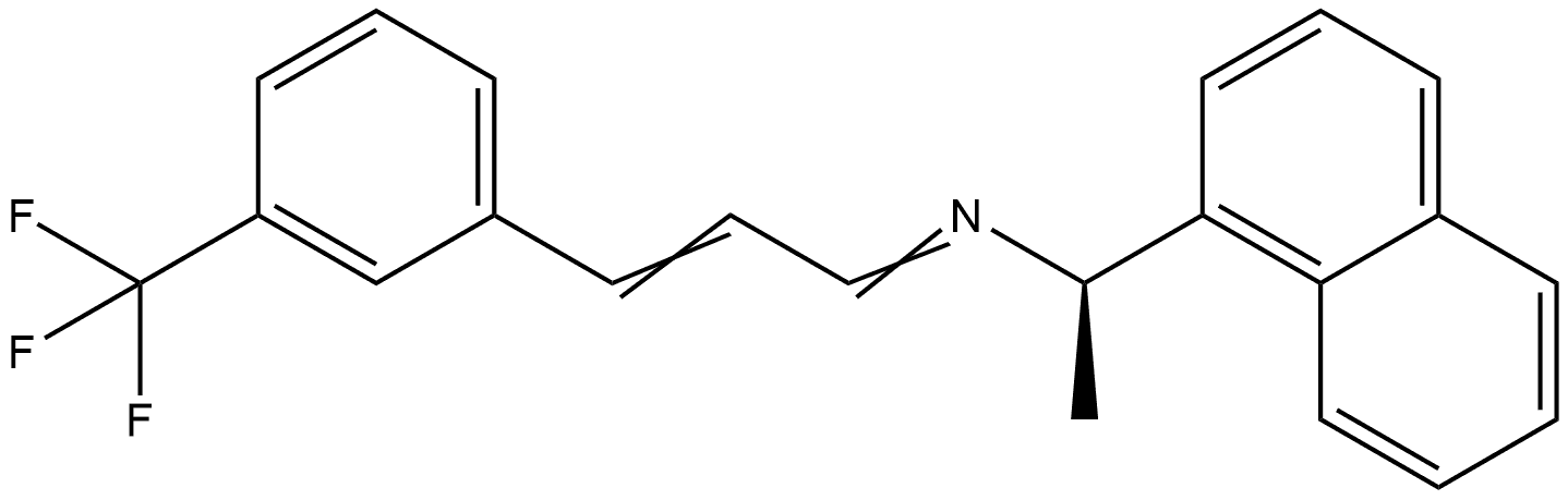 1-Naphthalenemethanamine, α-methyl-N-[3-[3-(trifluoromethyl)phenyl]-2-propen-1-ylidene]-, (αR)-