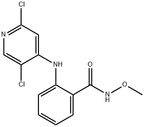 Benzamide, 2-[(2,5-dichloro-4-pyridinyl)amino]-N-methoxy-