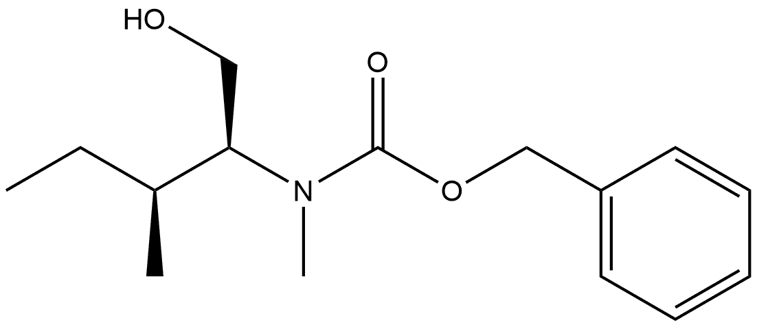 120205-55-2 benzyl ((2S,3S)-1-hydroxy-3-methylpentan-2-yl)(methyl)carbamate