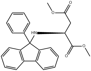 L-Aspartic acid, N-(9-phenyl-9H-fluoren-9-yl)-, 1,4-dimethyl ester