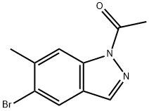 Ethanone, 1-(5-bromo-6-methyl-1H-indazol-1-yl)-