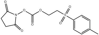 Carbonic acid, 2,5-dioxo-1-pyrrolidinyl 2-[(4-methylphenyl)sulfonyl]ethyl ester