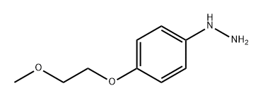 Hydrazine, [4-(2-methoxyethoxy)phenyl]- Structure