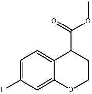 2H-1-Benzopyran-4-carboxylic acid, 7-fluoro-3,4-dihydro-, methyl ester,1202889-74-4,结构式