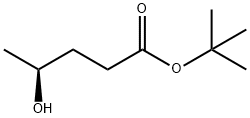 (S)-4-羟基戊酸叔丁酯 结构式