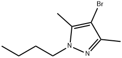 4-Bromo-1-butyl-3,5-dimethylpyrazole 结构式