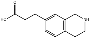 7-Isoquinolinepropanoic acid, 1,2,3,4-tetrahydro- Struktur