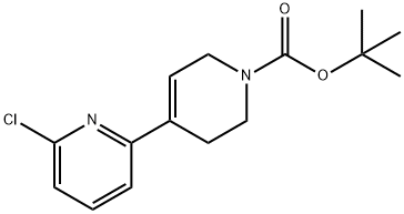 [2,4'-Bipyridine]-1'(2'H)-carboxylic acid, 6-chloro-3',6'-dihydro-, 1,1-dimethylethyl ester Structure