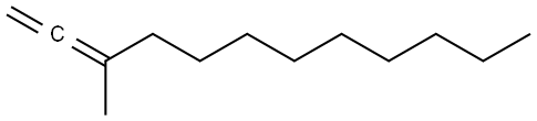 3-Methyl-1,2-dodecadiene Structure