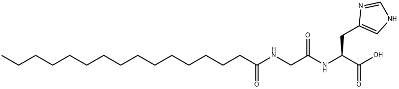 棕榈酰二肽-18 结构式