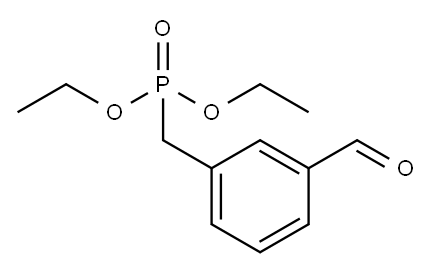 Phosphonic acid, [(3-formylphenyl)methyl]-, diethyl ester (9CI) 结构式