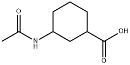3-乙酰胺环己烷-1-羧酸, 1206676-92-7, 结构式