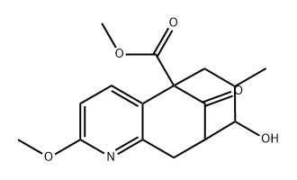 5,9-Methanocycloocta[b]pyridine-5(6H)-carboxylic acid, 7,8,9,10-tetrahydro-8-hydroxy-2-methoxy-7-methyl-11-oxo-, methyl ester