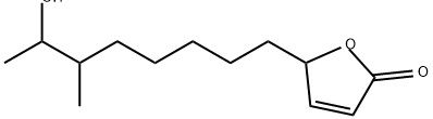 2(5H)-Furanone, 5-(7-hydroxy-6-methyloctyl)- Struktur