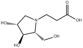 (2R,3R,4R)-3,4-Dihydroxy-2-(hydroxymethyl)-1-pyrrolidinepropanoic acid|