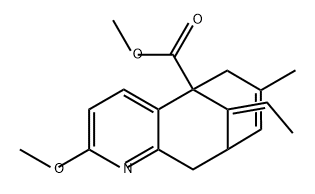5,9-Methanocycloocta[b]pyridine-5(6H)-carboxylic acid, 11-ethylidene-9,10-dihydro-2-methoxy-7-methyl-, methyl ester, (11E)-