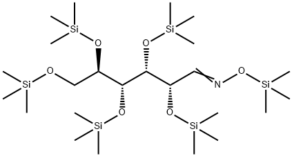 Glucose oxime hexakis(trimethylsilyl) Structure