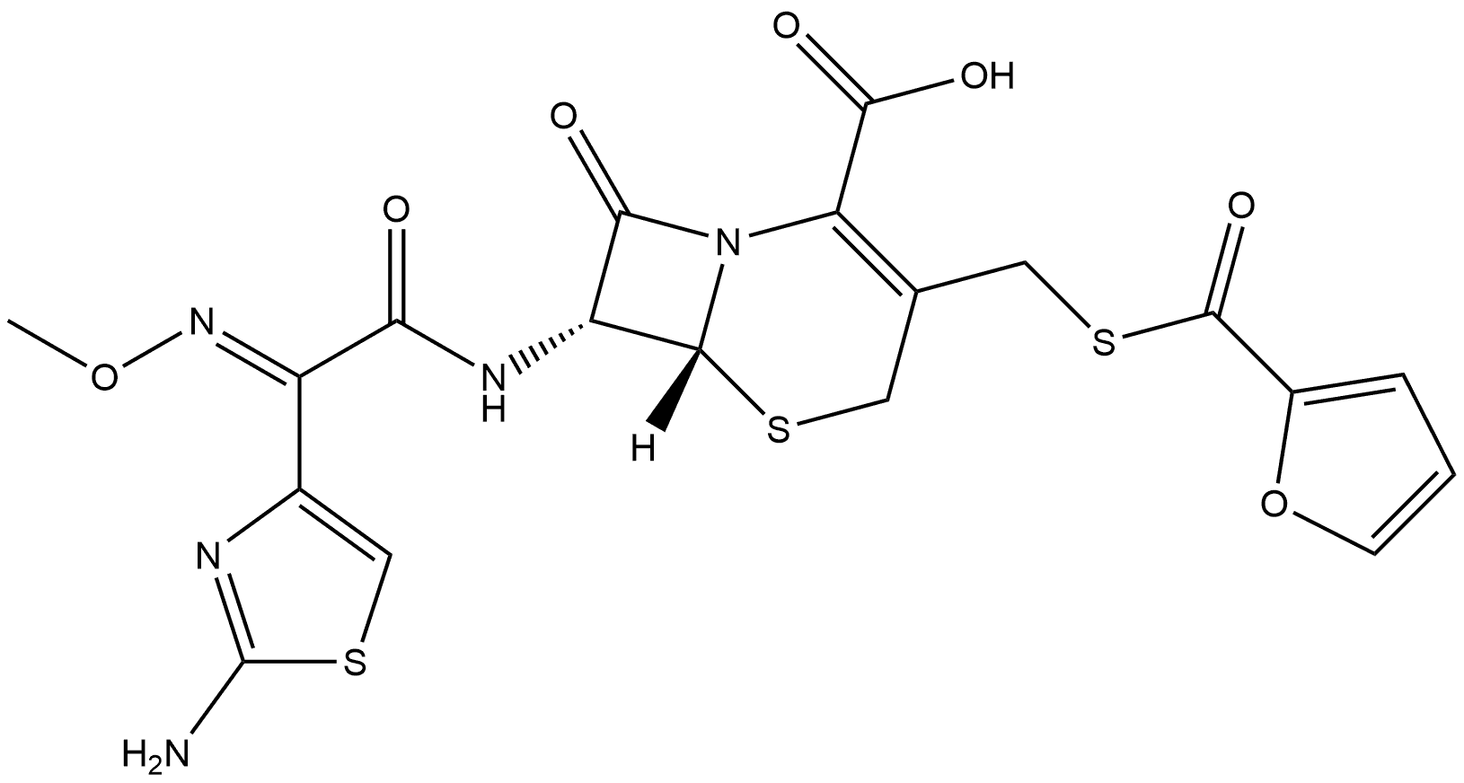 （E）-头孢噻呋, 120882-20-4, 结构式