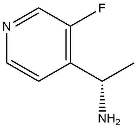 (S)-1-(3-氟吡啶-4-基)乙-1-胺, 1210942-53-2, 结构式