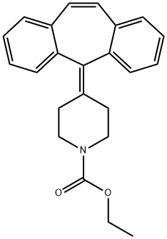 1-Piperidinecarboxylic acid, 4-(5H-dibenzo[a,d]cyclohepten-5-ylidene)-, ethyl ester