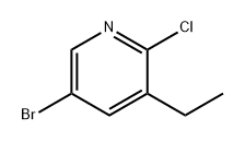 5-溴-2-氯-3-乙基吡啶 结构式