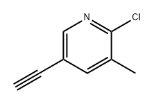2-氯-5-乙炔基-3-甲基吡啶,1211580-53-8,结构式