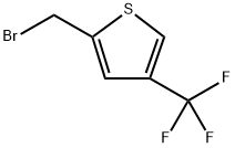 2-(溴甲基)-4-(三氟甲基)噻吩 结构式