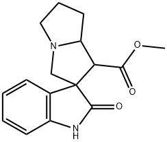 methyl 2'-oxospiro[1,3,5,6,7,8-hexahydropyrrolizine-2,3'-1H-indole]-1-carboxylate Structure
