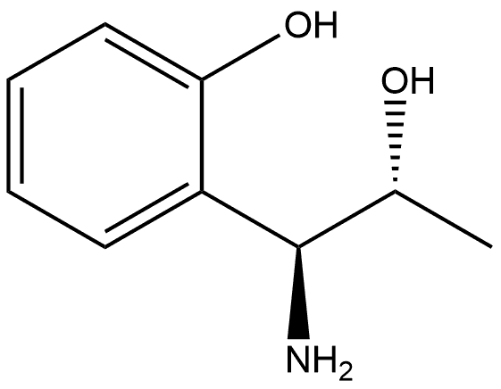 (1S,2R)-1-AMINO-1-(2-HYDROXYPHENYL)PROPAN-2-OL Structure