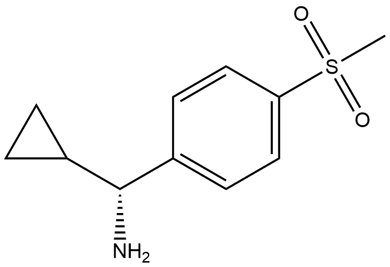 (R)-cyclopropyl(4-(methylsulfonyl)phenyl)methanamine